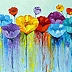 Olha Darchuk - Abstract colorful poppies