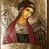Anna Kloza Rozwadowska - Icône Guardian Angel Guardian souvenir du baptême.