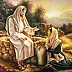 Natasza Sobczak - Jesus and the Samaritan woman at the well