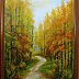 Grażyna Potocka - The magic of autumn oil painting 50-70cm