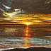 Roman Cwierzona - Mer le coucher du soleil