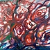 Marzena Salwowska - Une mer de roses tombant dans l'abstraction