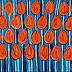 Edward Dwurnik - OIL PAINT Tulips (orange)