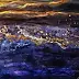 Natalia Czarnecka Diling - Ogromnz obraz "Zachód słońca nad Zalewem Szczecińskim"
