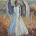 Sabina Salamon - Landschaft mit einem Engel