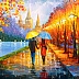 Olha Darchuk - Romantischer Spaziergang im Regen