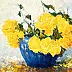 Tadeusz Gazda -  Roses in a vase