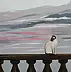Robert Harris - Siamese Cat on a Balustrade