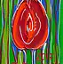 Edward Dwurnik - Red tulip