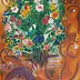 Marc Chagall - Femme avec Bouquet