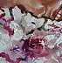 Monika Luniak - " SPRING TIME "- 70x50 GIRL FLOWER liGHt ORIGINAL OIL PAINTING, GIFT, PALETTE KNIFE (2018) 
