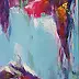 Kseniya Kovalenko - painting *Rainbow on your lips* Оil on canvas 80x80cm