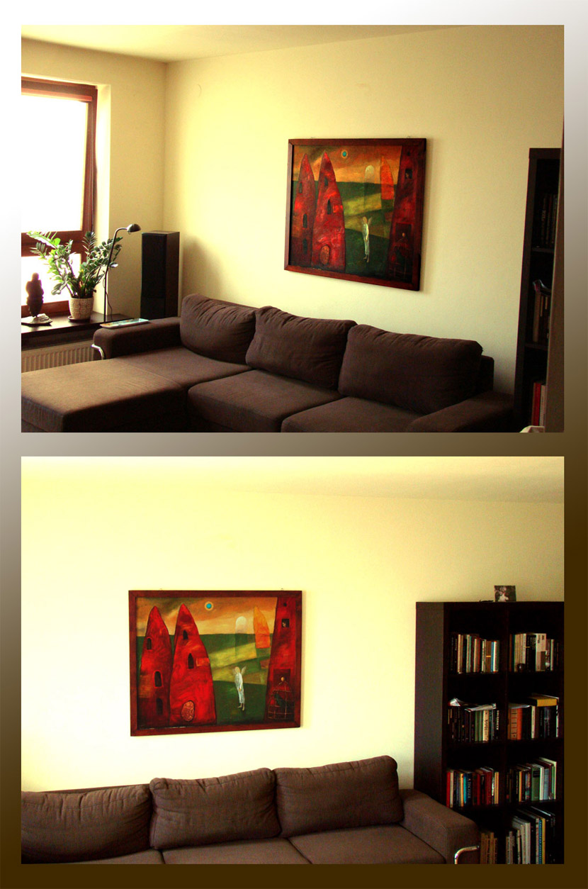 Vente d'images en ligne. Livraison à la porte du client. Peintures originales sur le mobilier de la maison. Investir dans l'art. Galerie TouchOfArt - Paweł Kaminski
