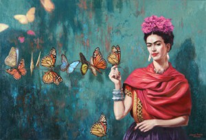 Joanna Sierko-Filipowska, Frida Kahlo 89x120 cm