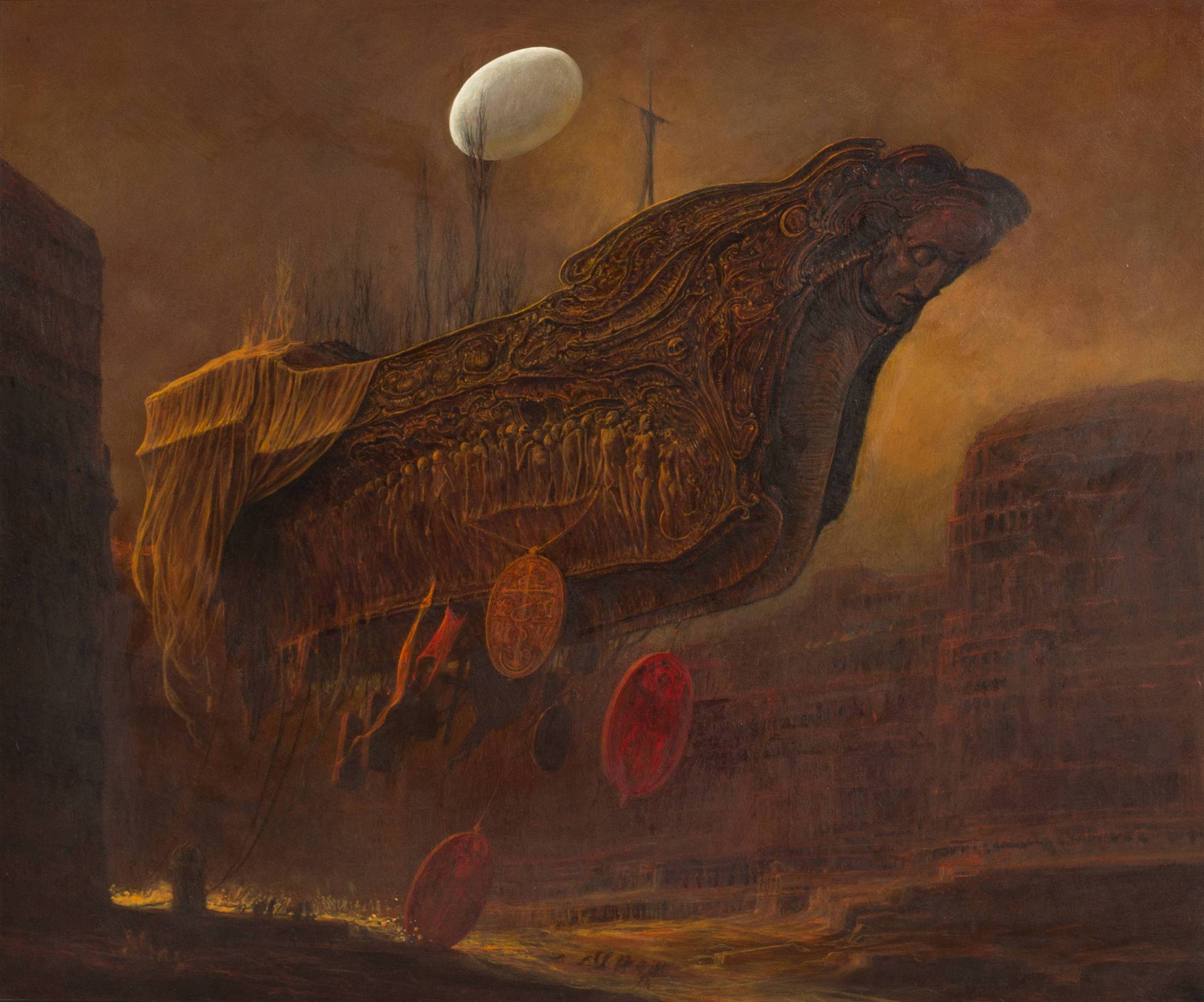 Zdzisław Beksiński Bez tytułu