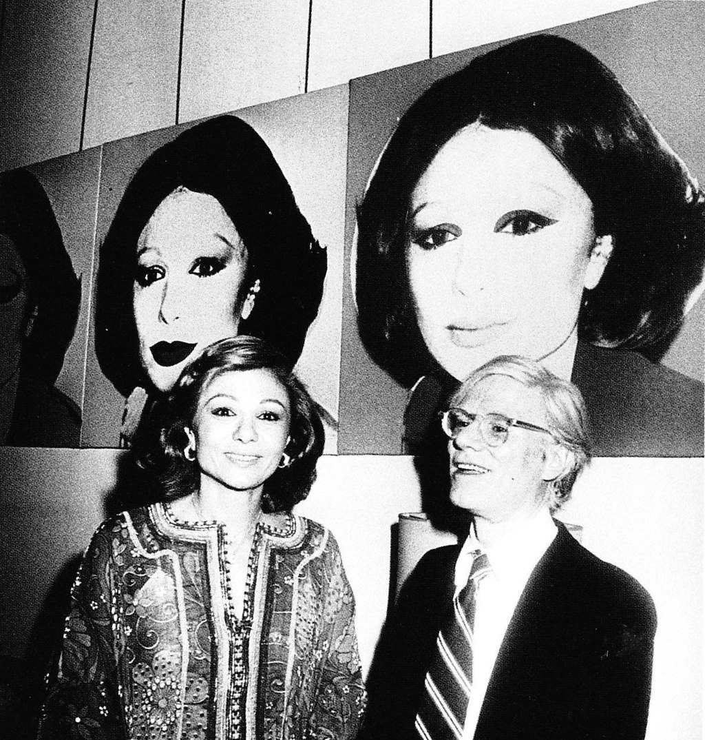 Farah Pahlavi i Andy Warhol