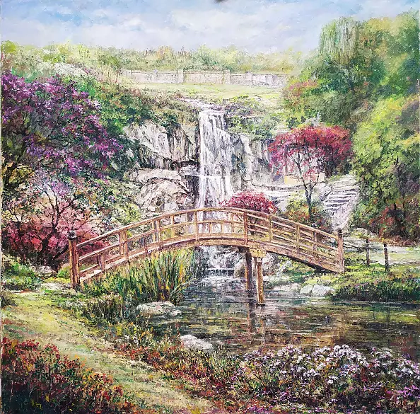 Jerzy Zgorzałek - 10/2020, Japanese bridge in Giverny