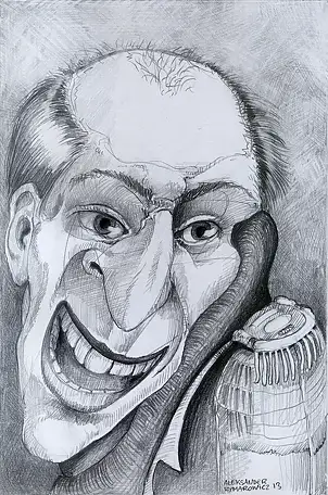 Aleksander Rymarowicz, 114, Matita - carta, 13 x 18