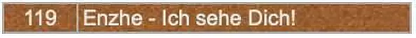 Stan Bert Singer - 119	Enzhe - Ich sehe Dich!