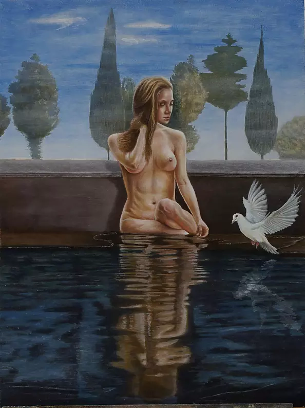 Stan Bert Singer - 124 Before the Annunciation The Basin