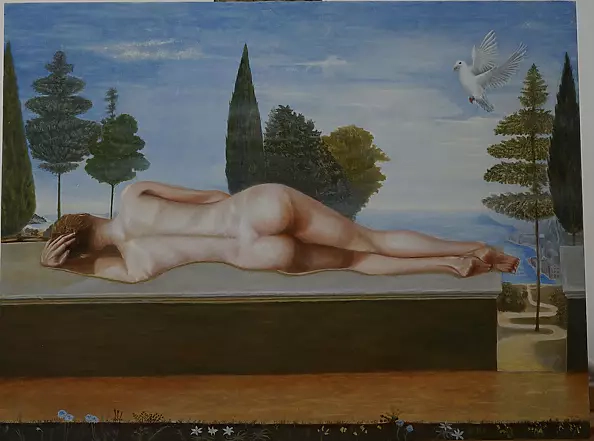 Stan Bert Singer - 127 Vor der Verkündigung Das Fenster