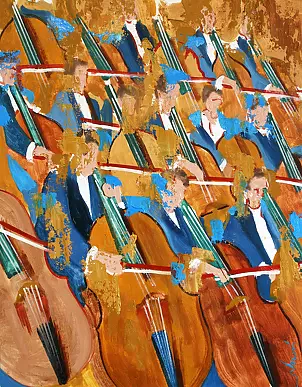 Cyprian Nocoń - 15 double bass players