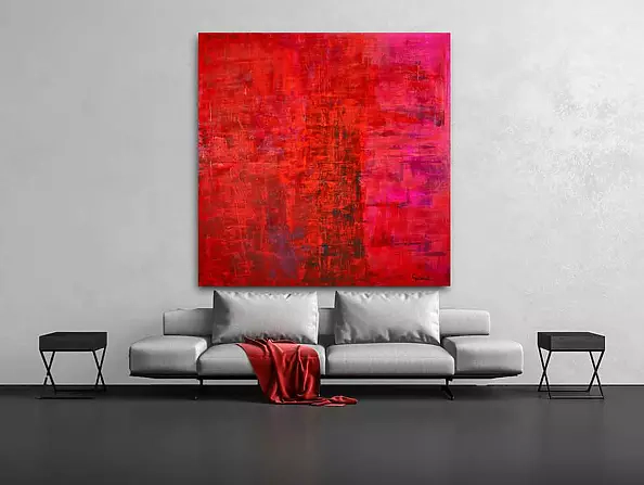 Bea Guillemot - 17-EP1 Acrylic on canvas 175x175 