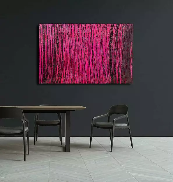 Bea Guillemot - 19-EP3 Epoxy &acrylic on canvas 135x85