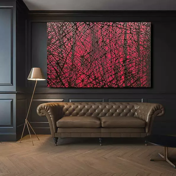 Bea Guillemot - 19-EP4 Epoxy &acrylic on canvas 135x85 