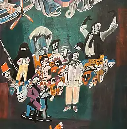 Dariusz Górski, 2024, Peinture acrylique, Pastel - papier, 50 x 70