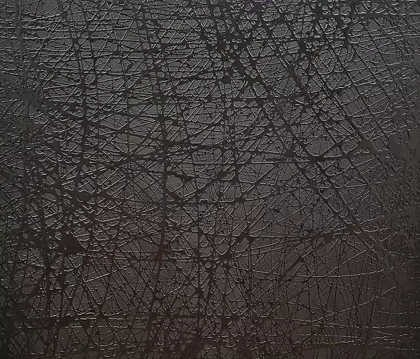 Bea Guillemot - 20-EP1 Epoxy &acrylic on canvas 174x154 Big format 