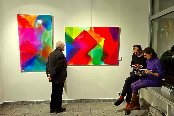 Bea Guillemot - 20-EP3  140x 100 Epoxy on canvas 