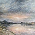 Jerzy Zgorzałek - 2/2023, Warta River at dawn in Gorzów