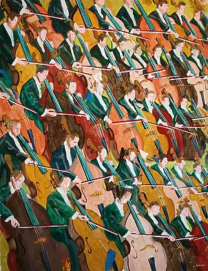 Cyprian Nocoń - 37 double bass players