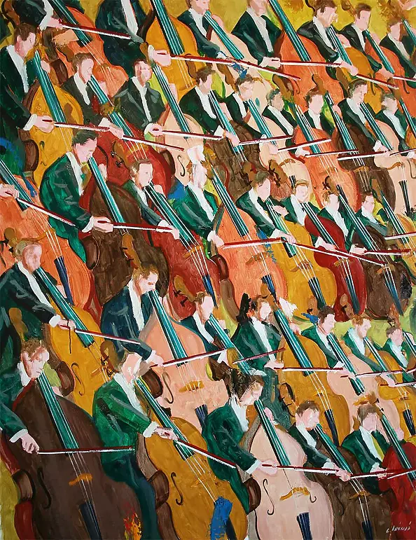 Cyprian Nocoń - 37 double bass players