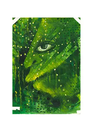 Brunon Szolc, 3PPY, Obraz akrylowy - papier, 50 x 70