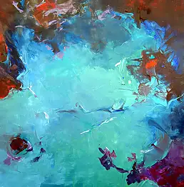 Alicja Waleria Kowalska, 3 элемента, Масляная картина - холст, 100 x 100