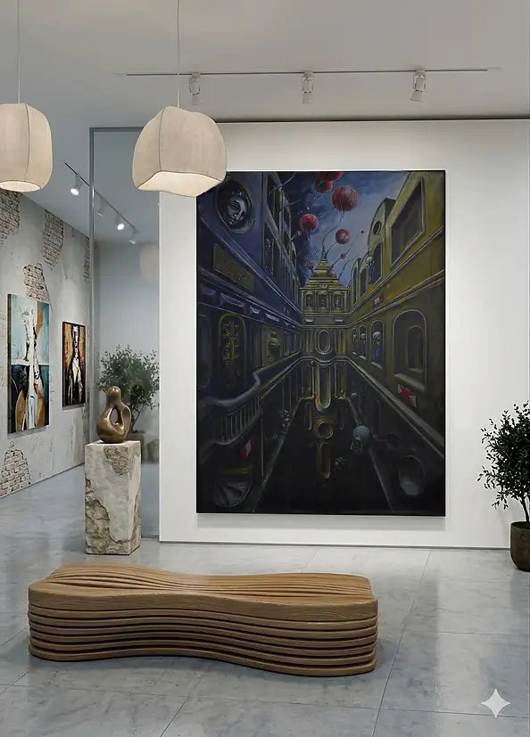 Artur Endler, 6/2026, Acrylic painting - canvas, 160 x 225