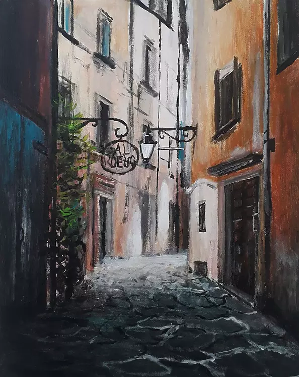 Aleksander Ambrożuk - A.Ambrożuk "Italian nooks and crannies" 24x30