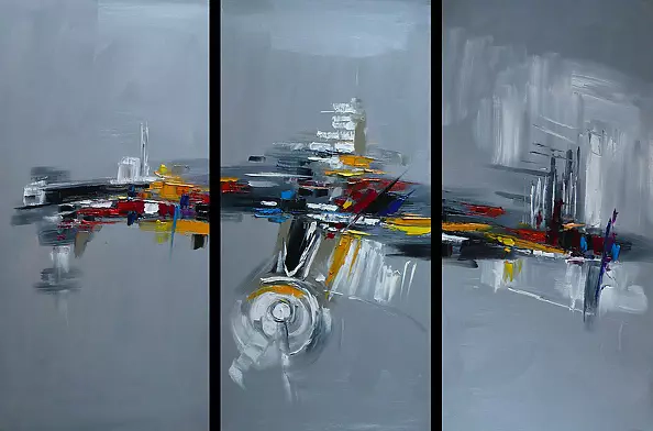 Dorota Łaz - Abstraction - Triptych
