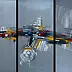 Dorota Łaz - Abstraction - Triptych