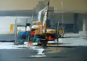 Dorota Łaz - Abstraction in gray