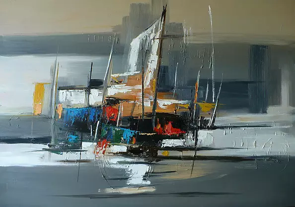 Dorota Łaz - ABSTRAKCJA W SZAROŚCIACH