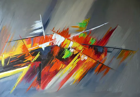 Dorota Łaz - Abstraction in gray