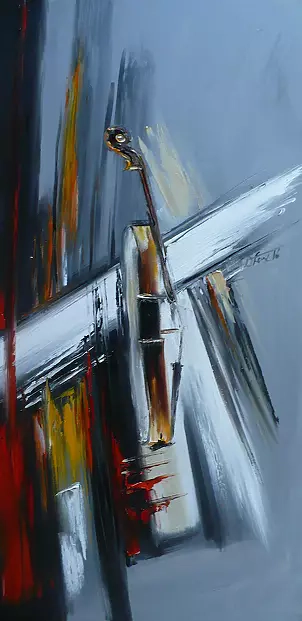   - Abstraction with violin 1