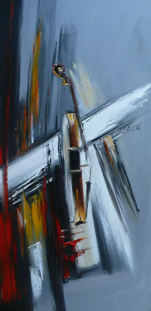 Dorota Łaz - Abstraction with violin 1