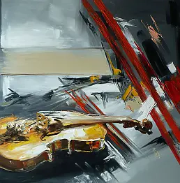 Dorota Łaz - ABSTRACTION WITH VIOLINS
