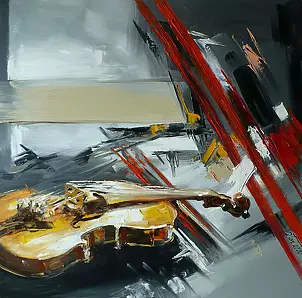   - ABSTRACTION WITH VIOLINS