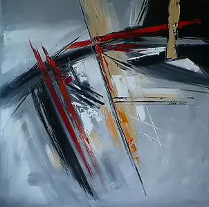 Dorota Łaz - ABSTRACTION WITH RED 1