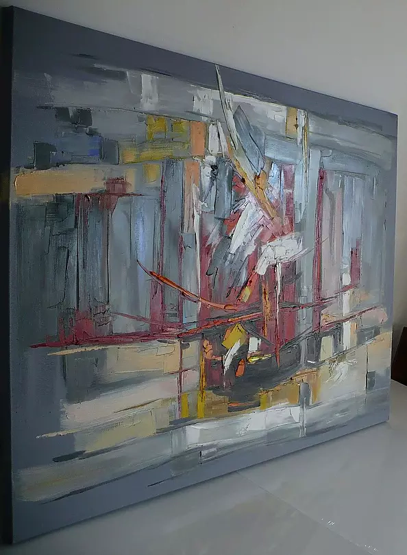 Dorota Łaz - ABSTRAKCJA Z CZERWIENIĄ